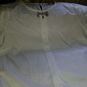 White J CREW Blouse